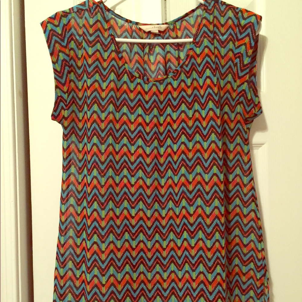 Charming Charlie sheer blouse